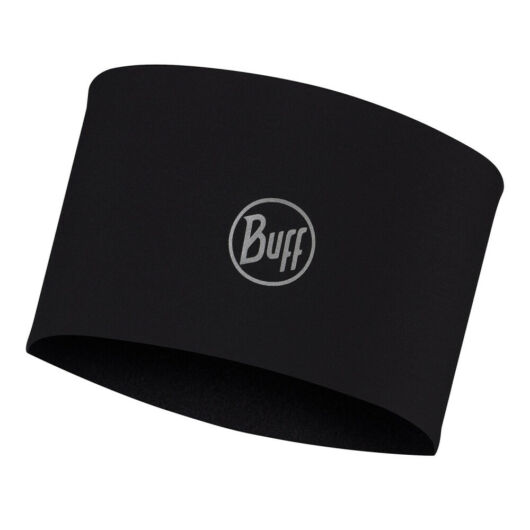 Buff Tech Polar Headband fekete fejpánt, fényvisszaverős logóval