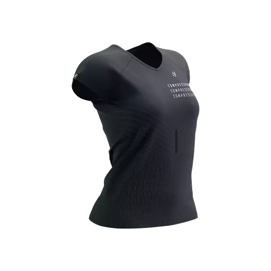 Compressport Performance SS Tshirt W - Black Edition 2023 - fekete férfi sportfelső - M