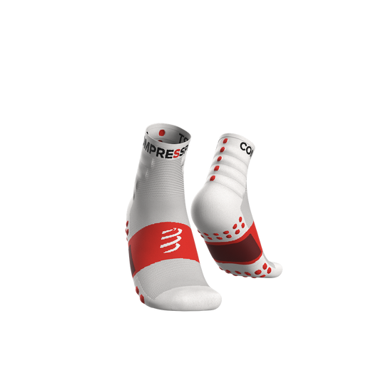 Compressport Training fehér sportzokni csomag (2-pár) T2